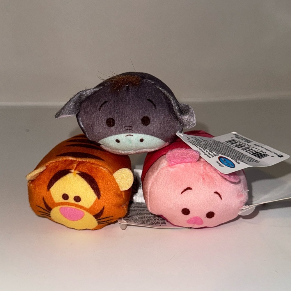 Disney Tsum Tsum Set of 11 NEW Disney Tsum Tsums Mickey Minnie Piglet Dumbo - Picture 3 of 8
